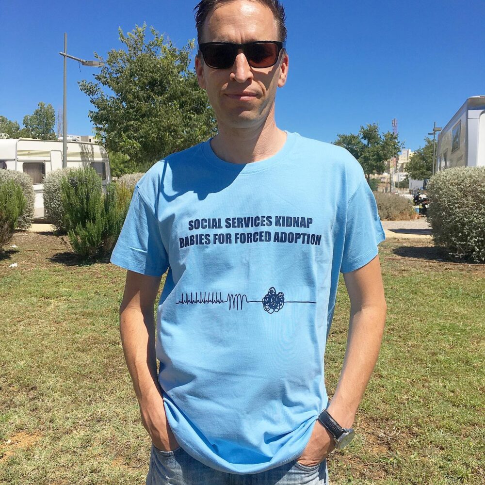 Forced Adoption Blue T-shirt